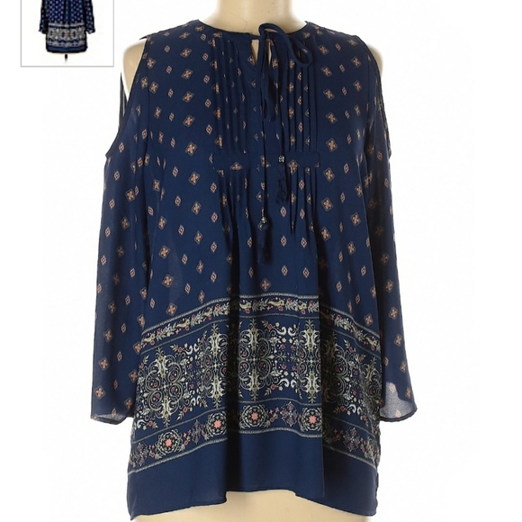 The Limited Tops - The Limited Open Shoulders Boho Top